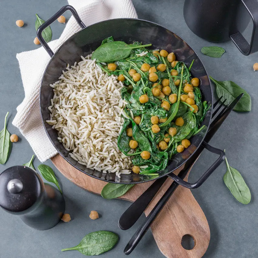 Saisonrezept Februar - Spinat auf indische Art