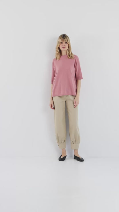 Knit TShirt Aurora Altrosa