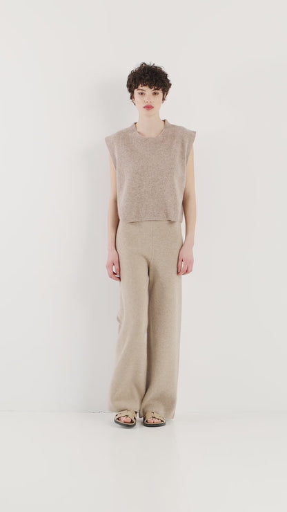 Pullunder Cashmere Beige