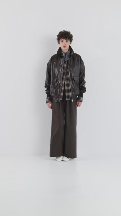 Oversized Jacket Vegan Leather
