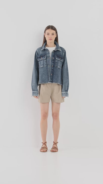 Jeans Jacket Dark Denim