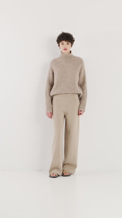 Pullover Liv Turtle Beige