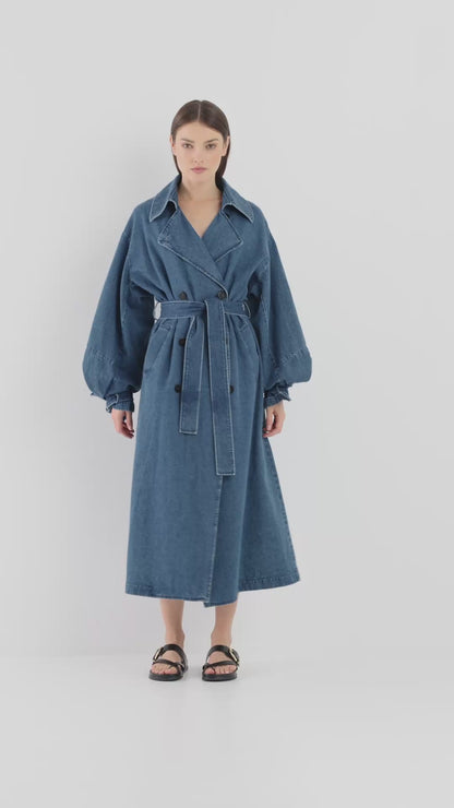 Antonia Denim Trench