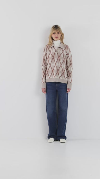 Pullover Polo Diamond
