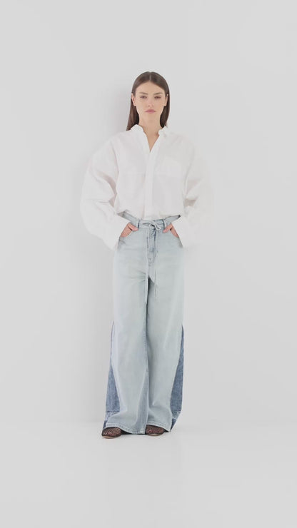 Blouse Bomber White