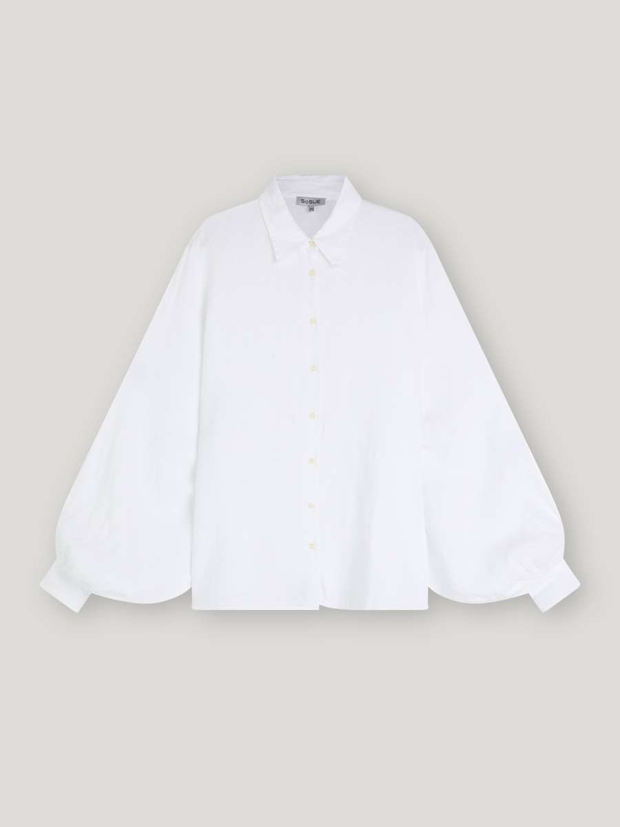 期間限定‼️SoSUE | BLOUSE ANTONIA LINEN WOMEN Blouse Antonia Short Sleeve Light Pink | Blouses | Tops