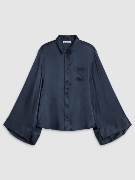 Blouse Cape Satin